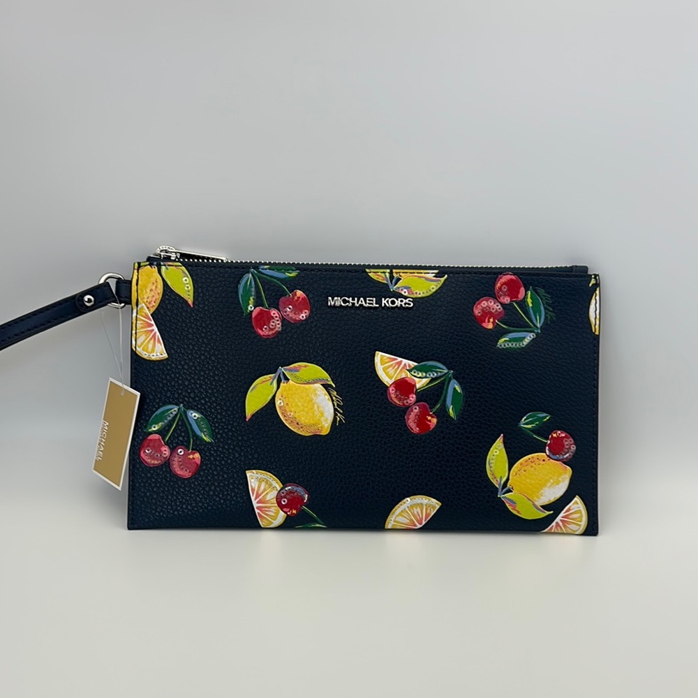 Michael Kors Large Leather Wristlet